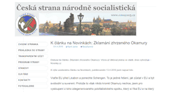Desktop Screenshot of csns2005.cz