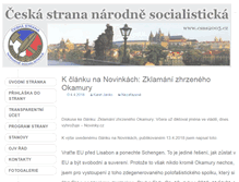 Tablet Screenshot of csns2005.cz
